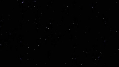 4k loop animation twinkling stars background stars shimmering in air dust particles fly in slow