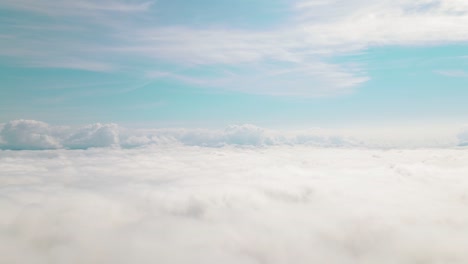 flying in the clouds flying in the clouds. the clouds are moving on camera. flying through the cloud