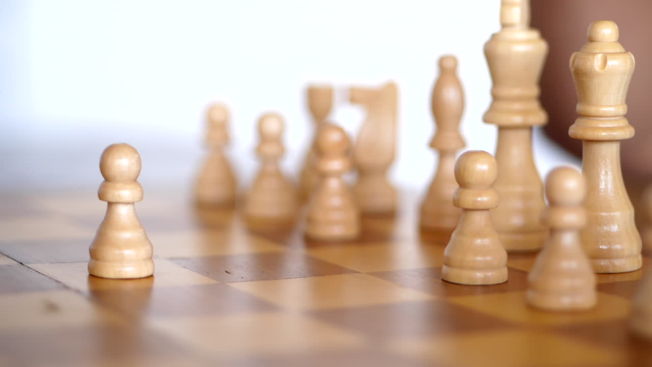 유리 체스 조각