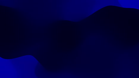 fantasy and mystical blue shapes in dark space