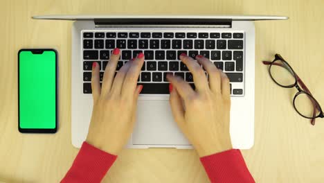 teclado de escritura