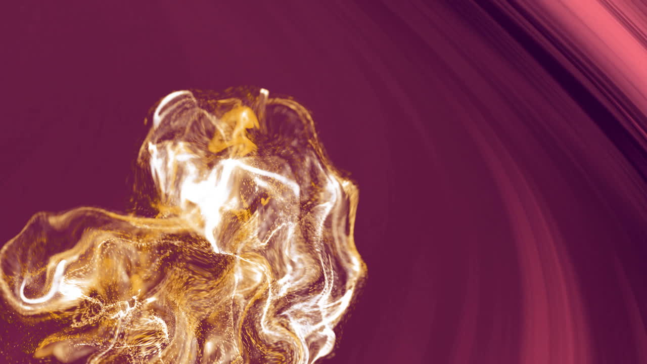 Animation of glowing light spots moving over light trails background