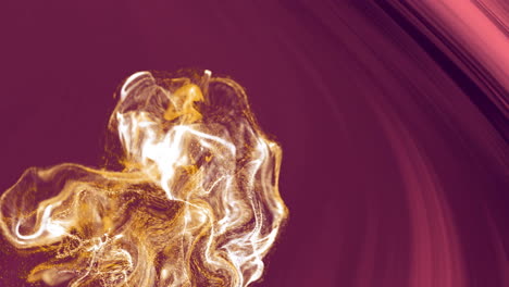 animation of glowing light spots moving over light trails background