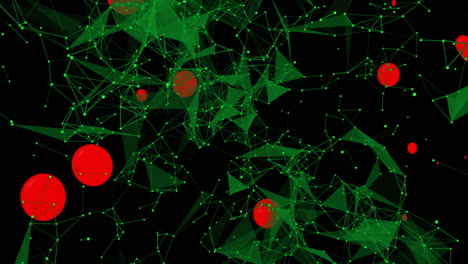 animation of shapes moving over red spots