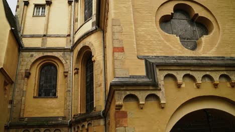 Church-monastery-made-of-standing-stone-with-many-arches-and-a-high-church-tower