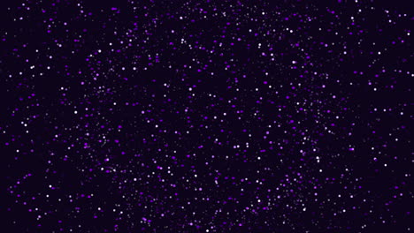 starry night purple backdrop adorned with white dot constellation