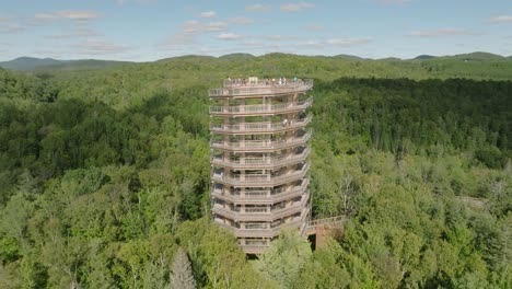 beautiful wooden tower hiking trail-4