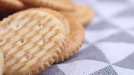 close-up of crackers