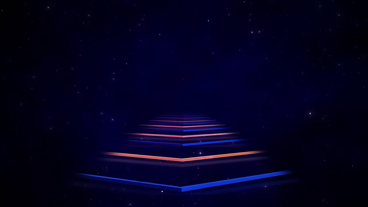 3D abstrakt scene futuristisk konceptverden digital tunnel smuk luksus prisuddeling cyber scene
