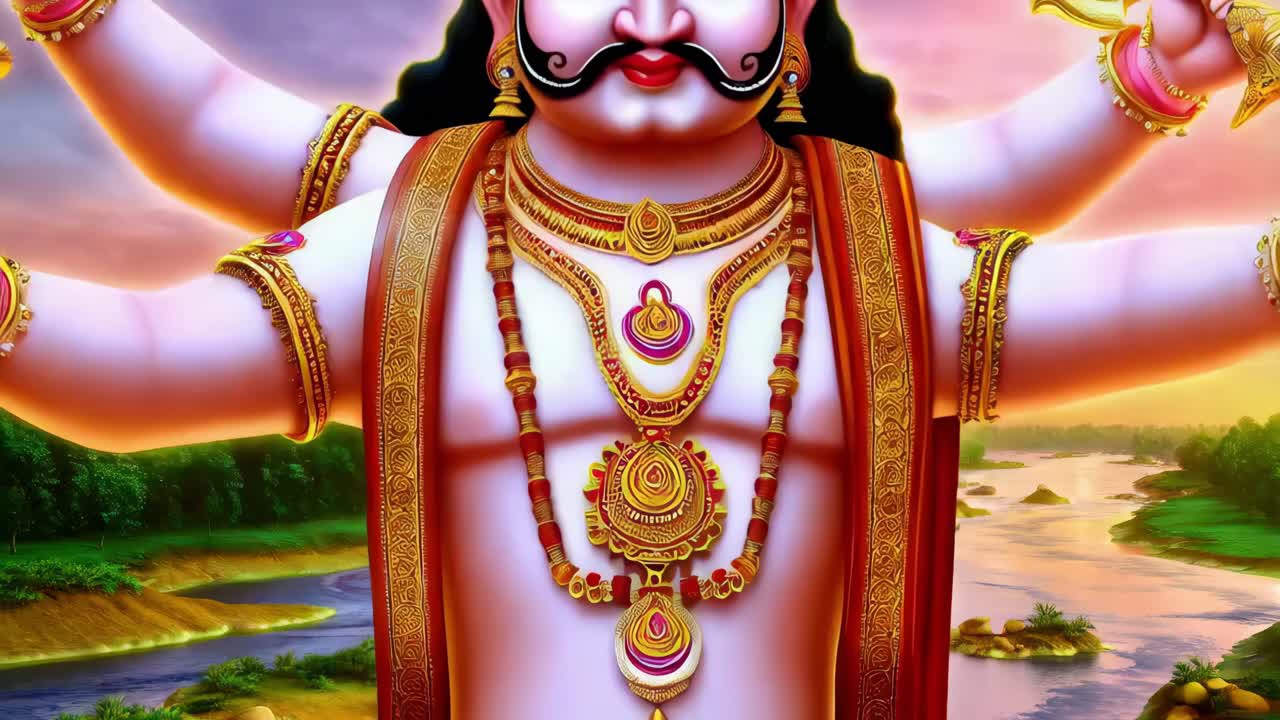 representación de una deidad hindú