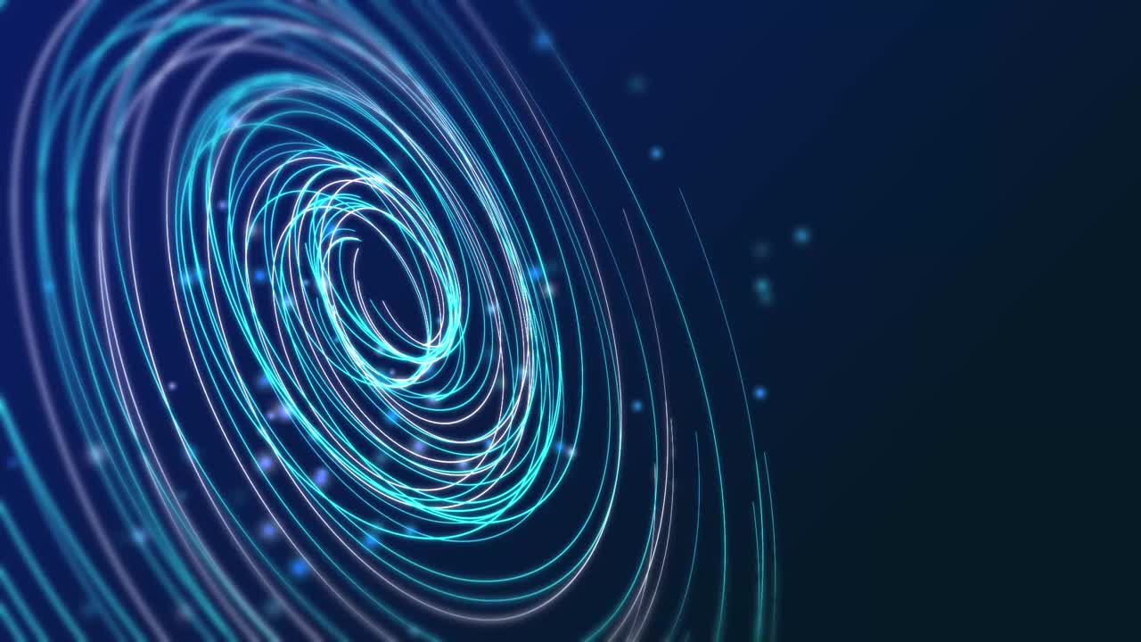 Cyber lines form rotating vortex
