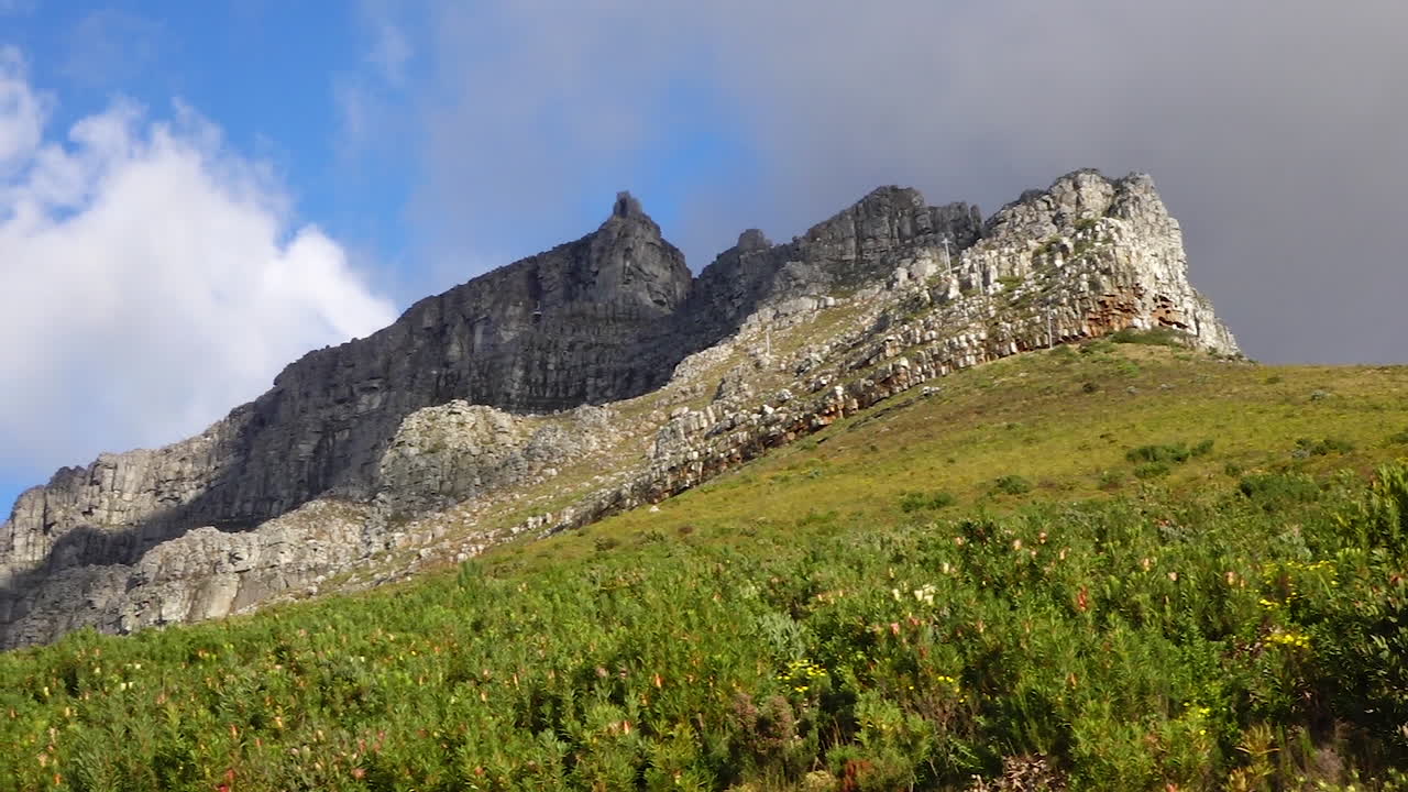 Table Mountain as seen from the access road to Cable Way