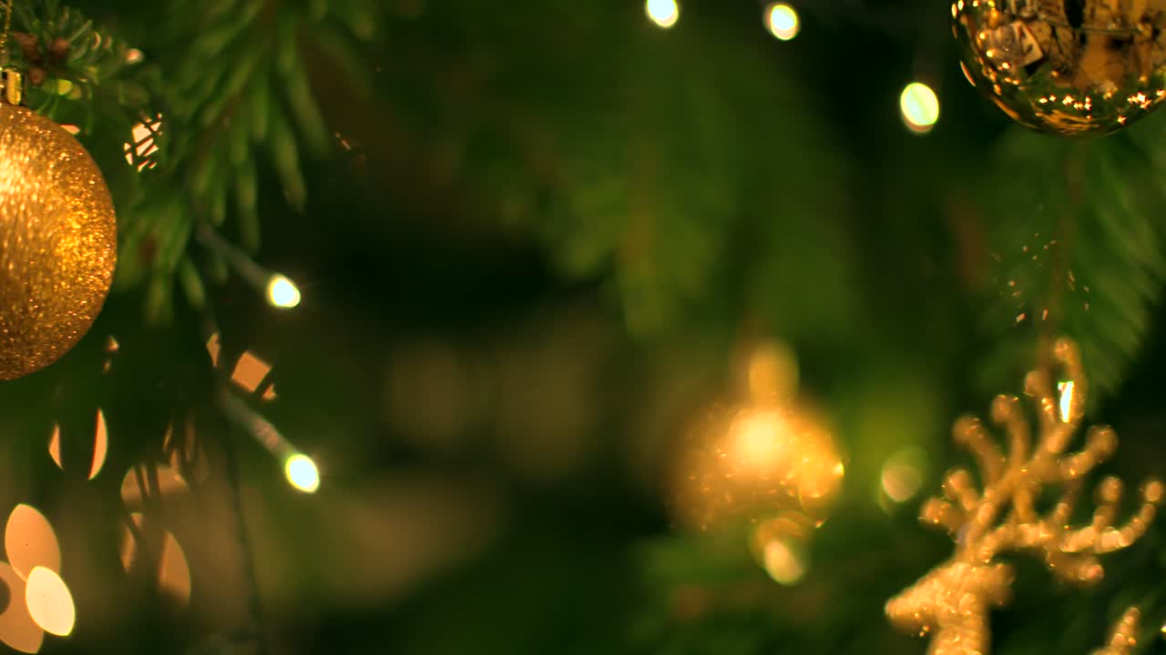 4k árbol de navidad abstracto bokeh 1
