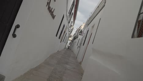 Narrow Street with White Buildings