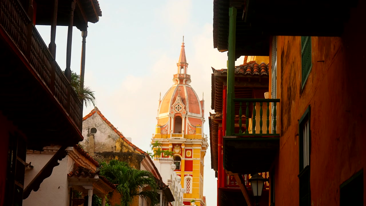 Edifici religiosi storici, Punti di riferimento della città, Quartieri, Cartagena, Colombia, Sud America