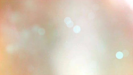 추상적인 부드러운 흐릿한 보케 조명 배경 애니메이션, 4k 해상도, 반이는 따뜻한 색의 빛 입자.