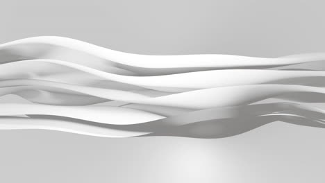 animation of white gradient layers waving over white to grey gradient background