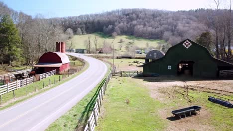 Meat-Camp-NC-Luftaufnahme-In-Der-Nähe-Von-Boone-NC,-Boone-North-Carolina