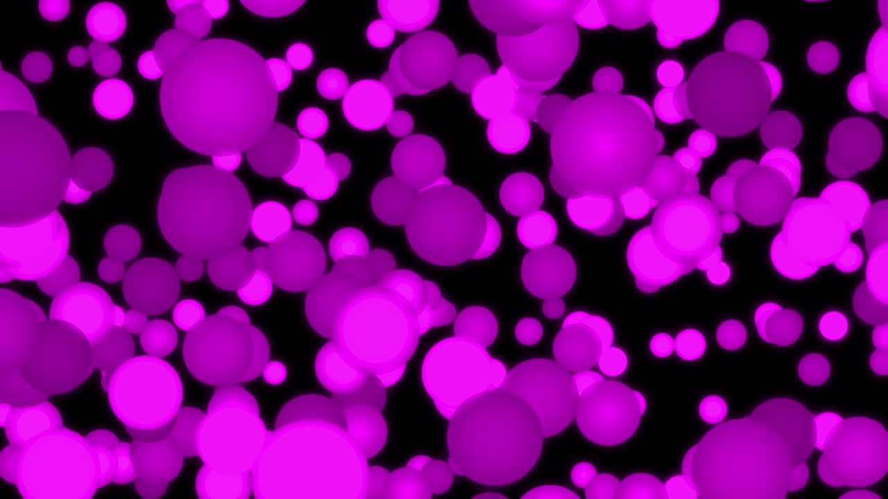 Large size dot ball moving animation motion graphics