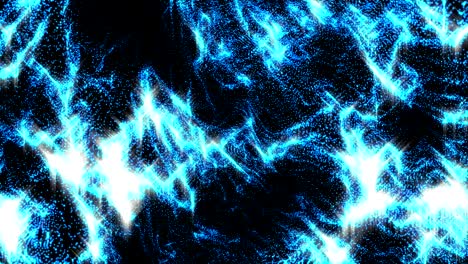 fondo sin costuras de partículas azules de 4k