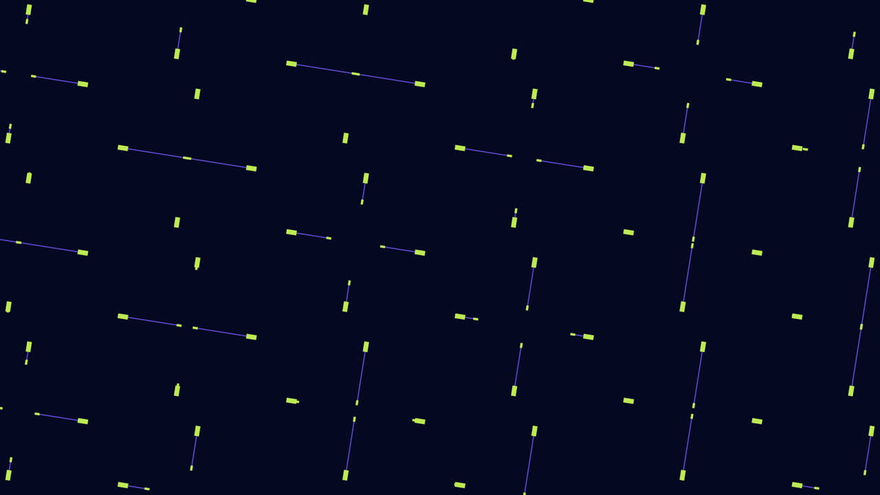 Intersection of blue and yellow lines creates grid like pattern on black background