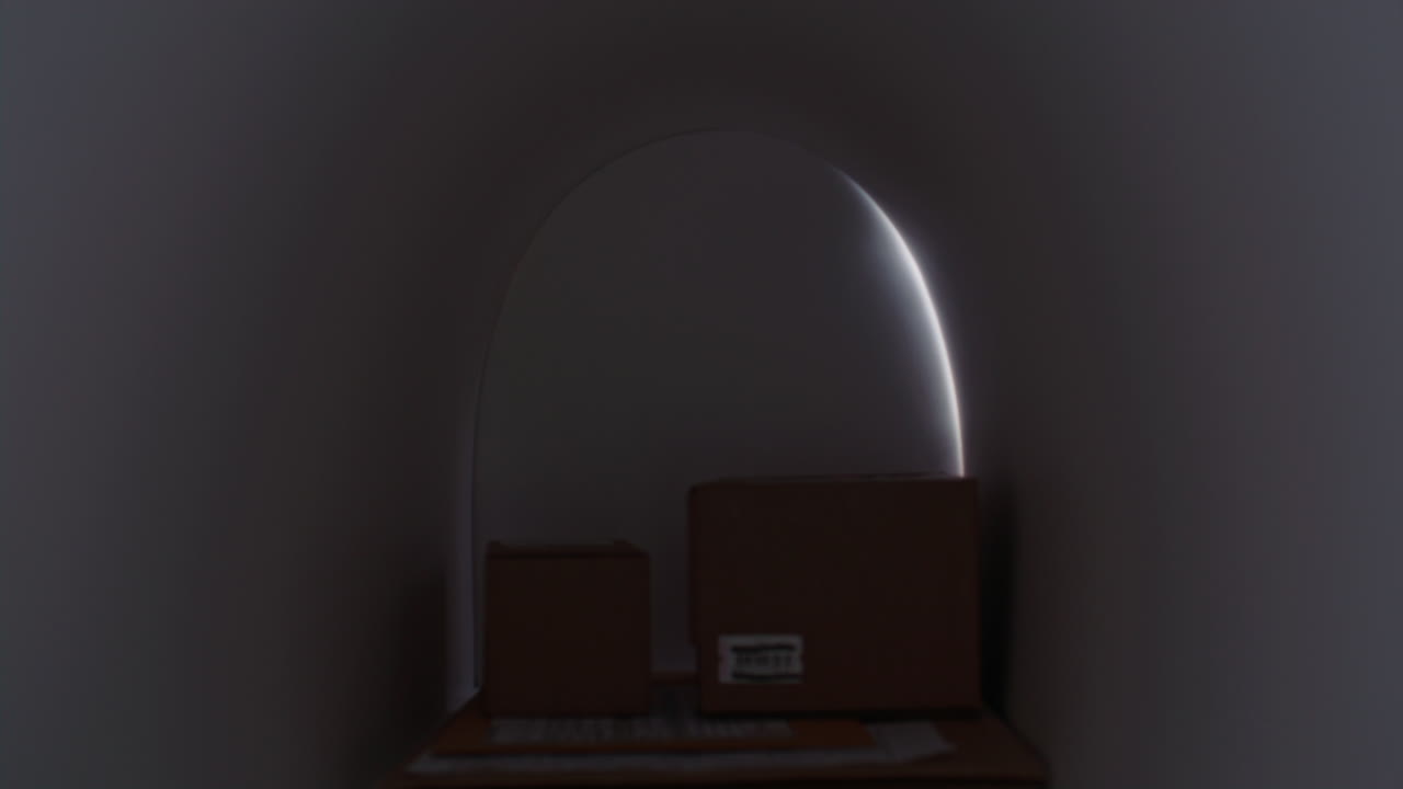 Joyful Mother and Child Taking Packages and Envelopes from Mailbox