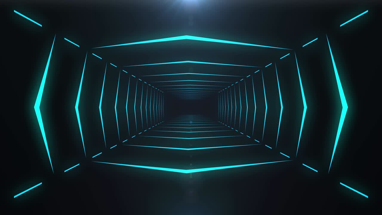 Sfondo astratto tunnel VJ