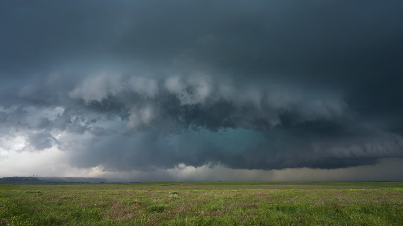 Awesome Storm Clouds Full Of Colour And Texture Turn In The Sky Above