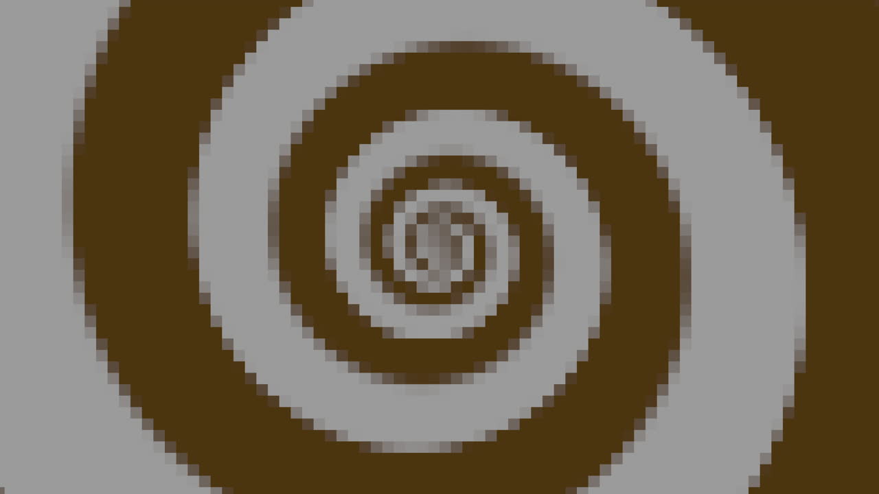 hipnotizante espiral en sentido horario de tonos marrones y blancos