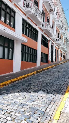 historic street with colorful buildings