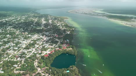 The-huge-Bacalar-Lagoon-in-Mexico-as-seen-from-the-air