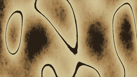 animaciones en bucle de un diseño amorfo u orgánico bronceado y marrón 1