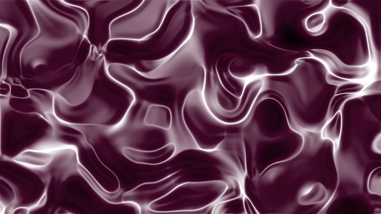 Sfondo Animato Liquido Astratto con Onde Viola Intenso e Bianche