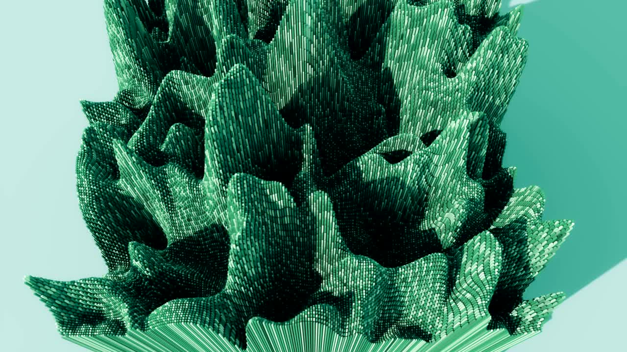 4k 미니멀리즘 큐빅 디자인