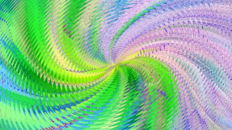 Abstract twirl blur with colorful background loop.