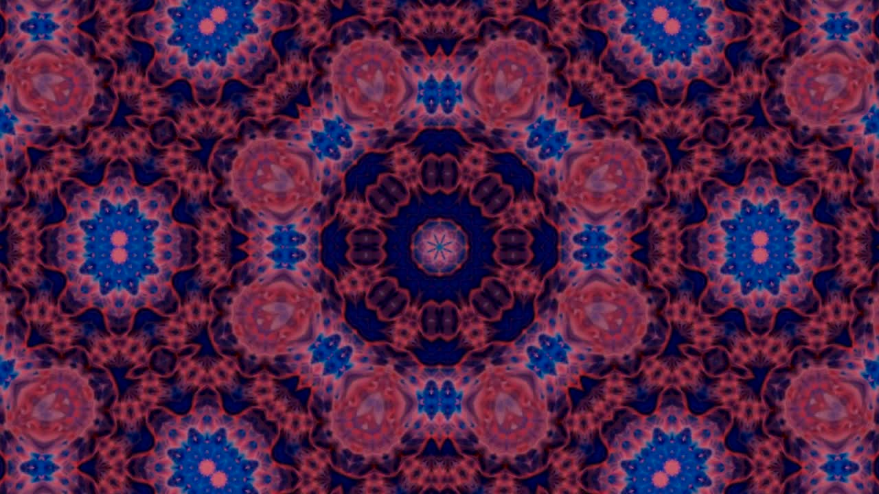 Movimento astratto di sfondo caleidoscopico colorato
