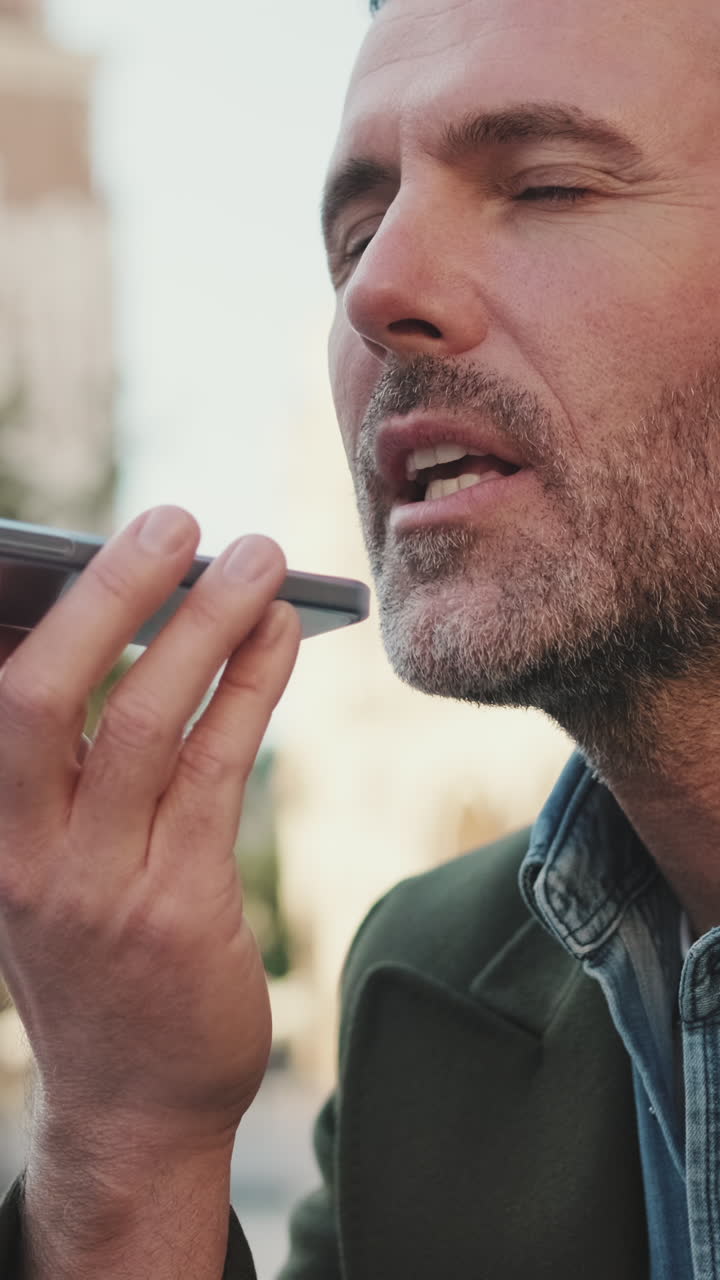 Man talking on phone