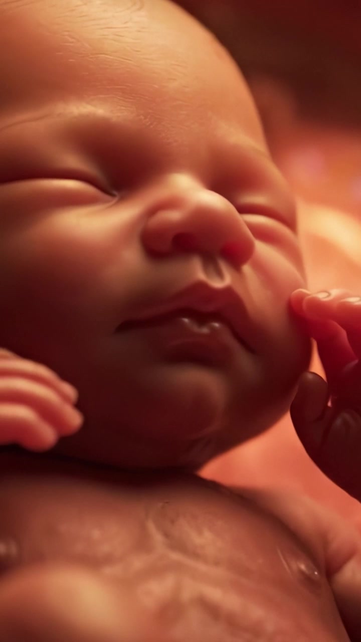 Captivating Images of a Serene Newborn, Highlighting the Peaceful Essence of Early Life in a Warm and Inviting Surrounding
