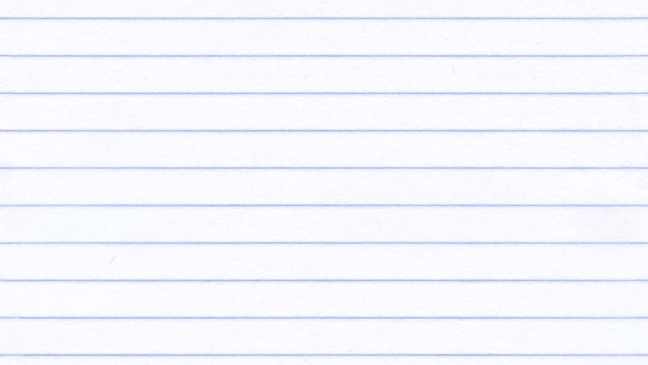 Seamless loopable background from lined white paper