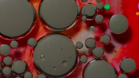 Colorful-black-red-bubbles-surface-wallpaper-themes-background,-multicolor-space-universe-concept