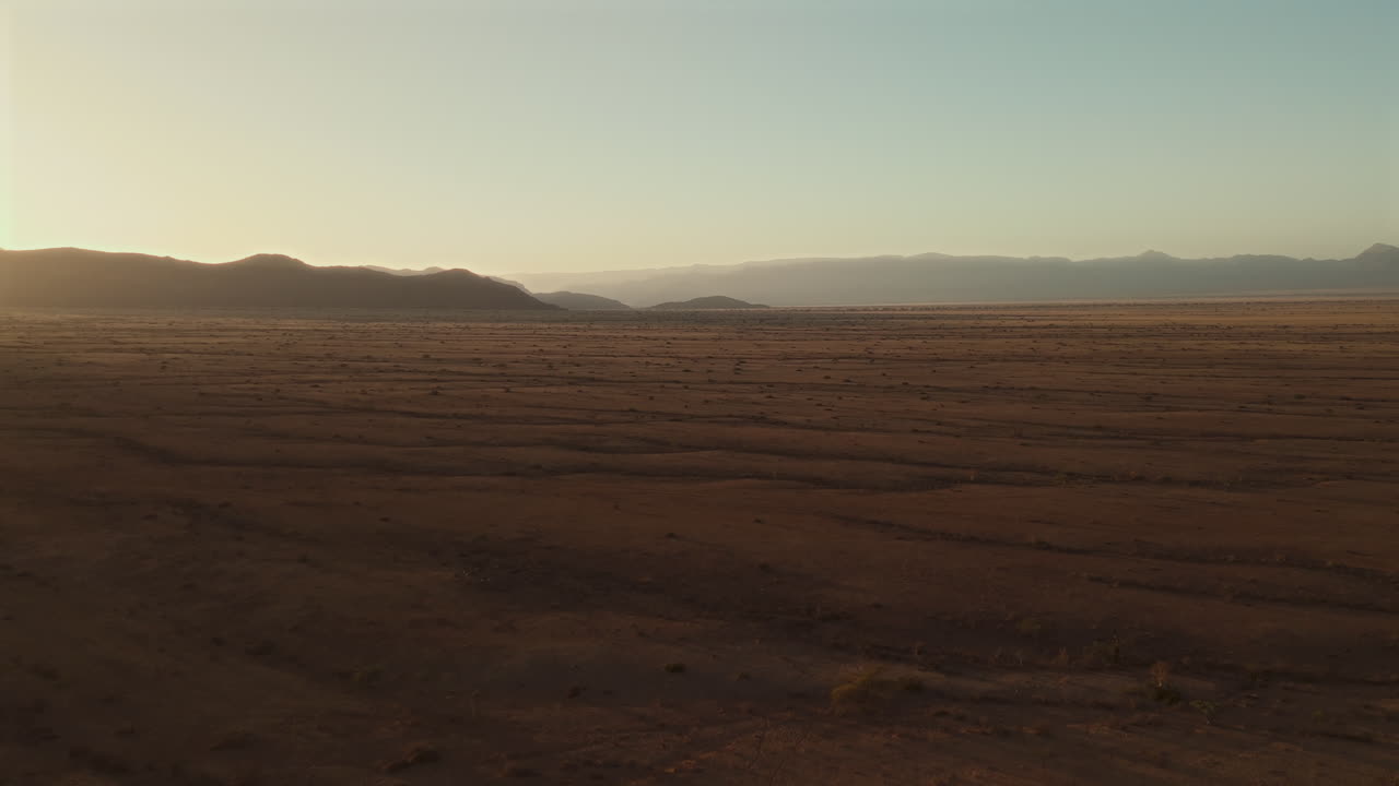 Desert Landscape at Sunrise/Sunset