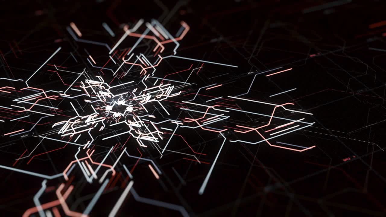 patrón de placa de circuitos abstractos