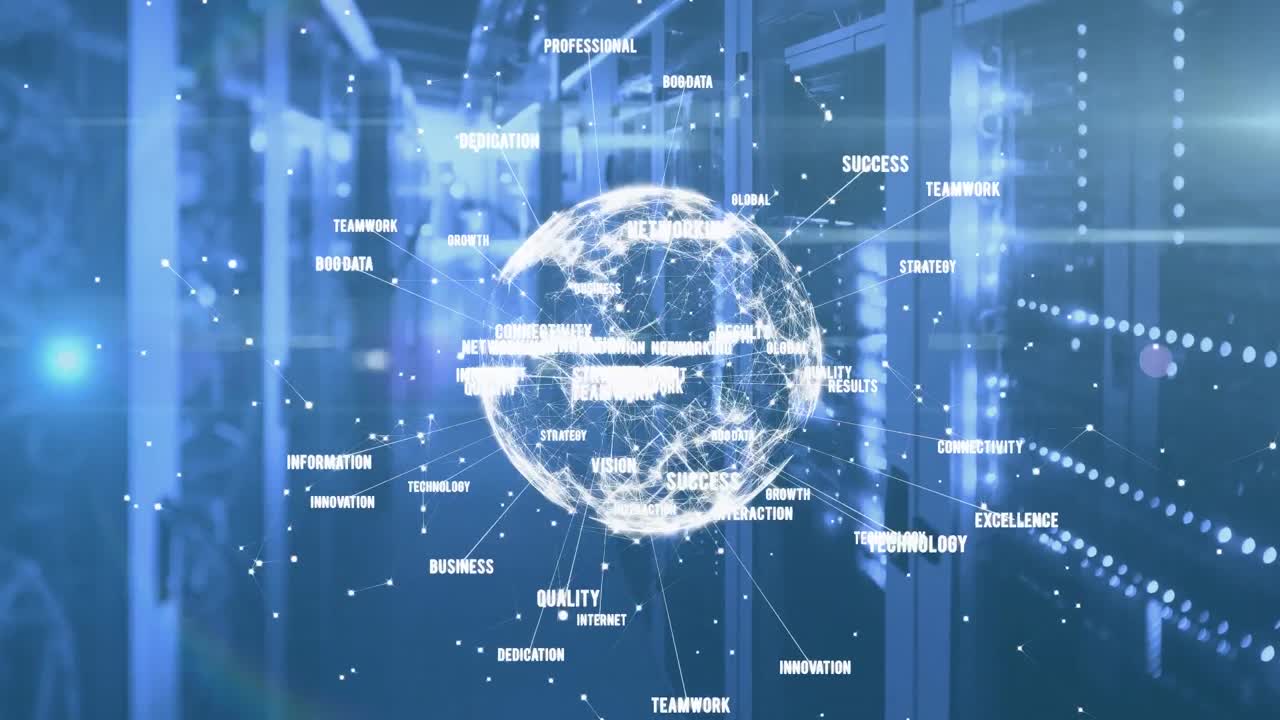 서버  ⁇ 에서 회전하는 연결의 애니메이션