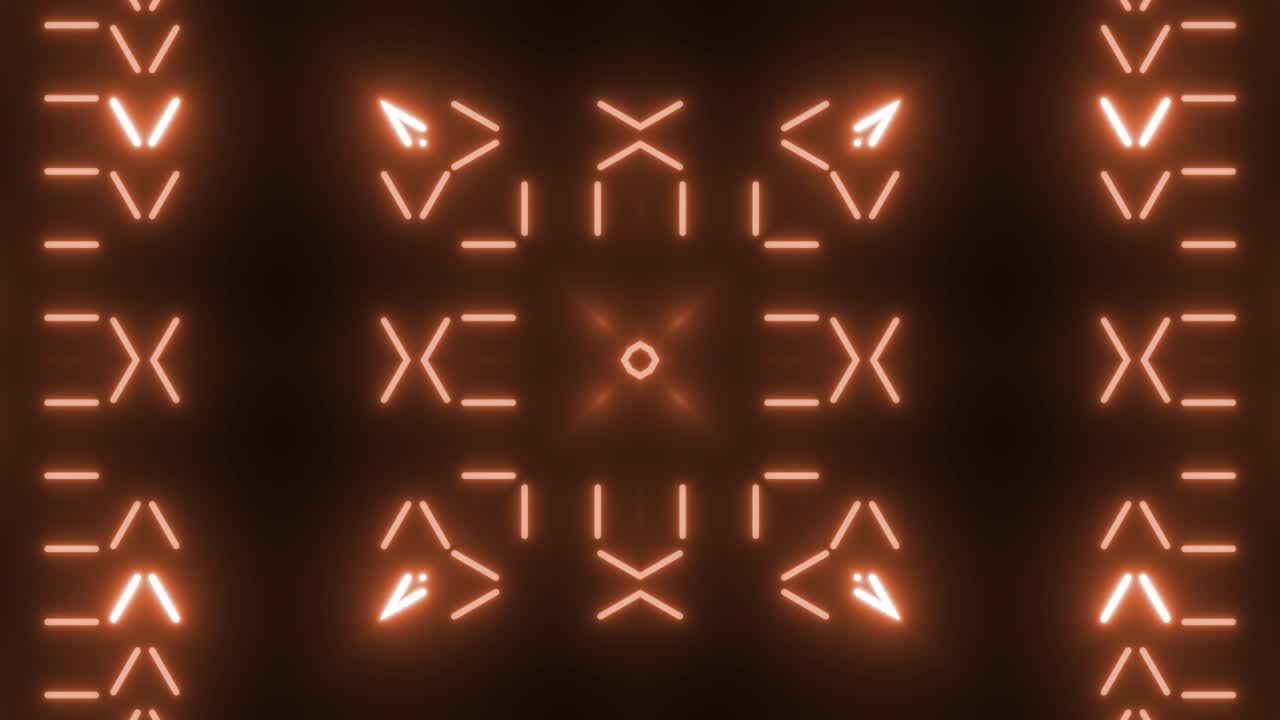 Neon Geometric Pattern Background