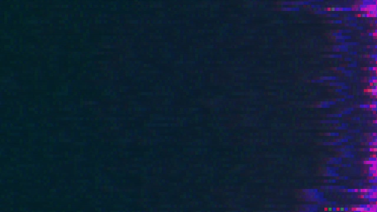 Unique Design Abstract Digital Animation Pixel Noise Glitch Error Video Damage
