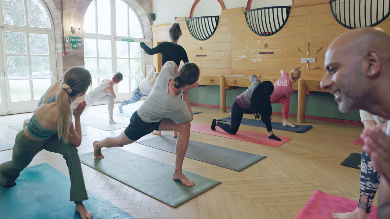 Yoga Class in Studio