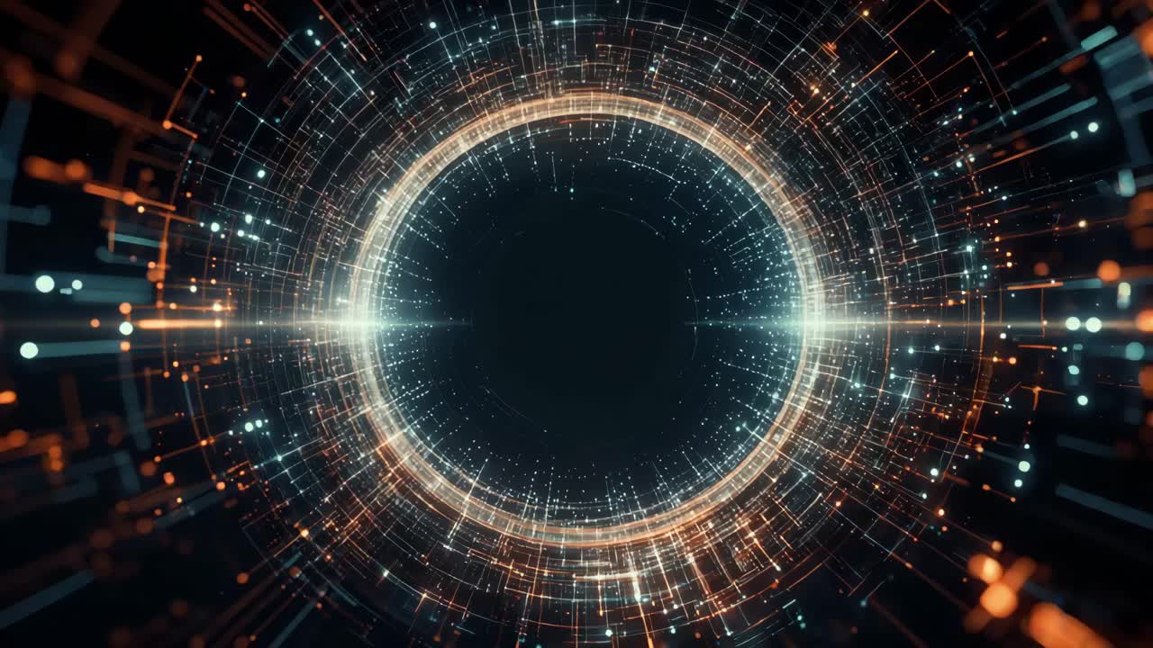 Abstracto Túnel futurista