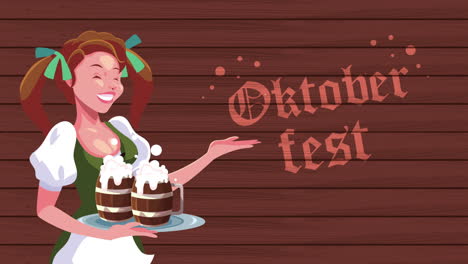 celebración del oktoberfest