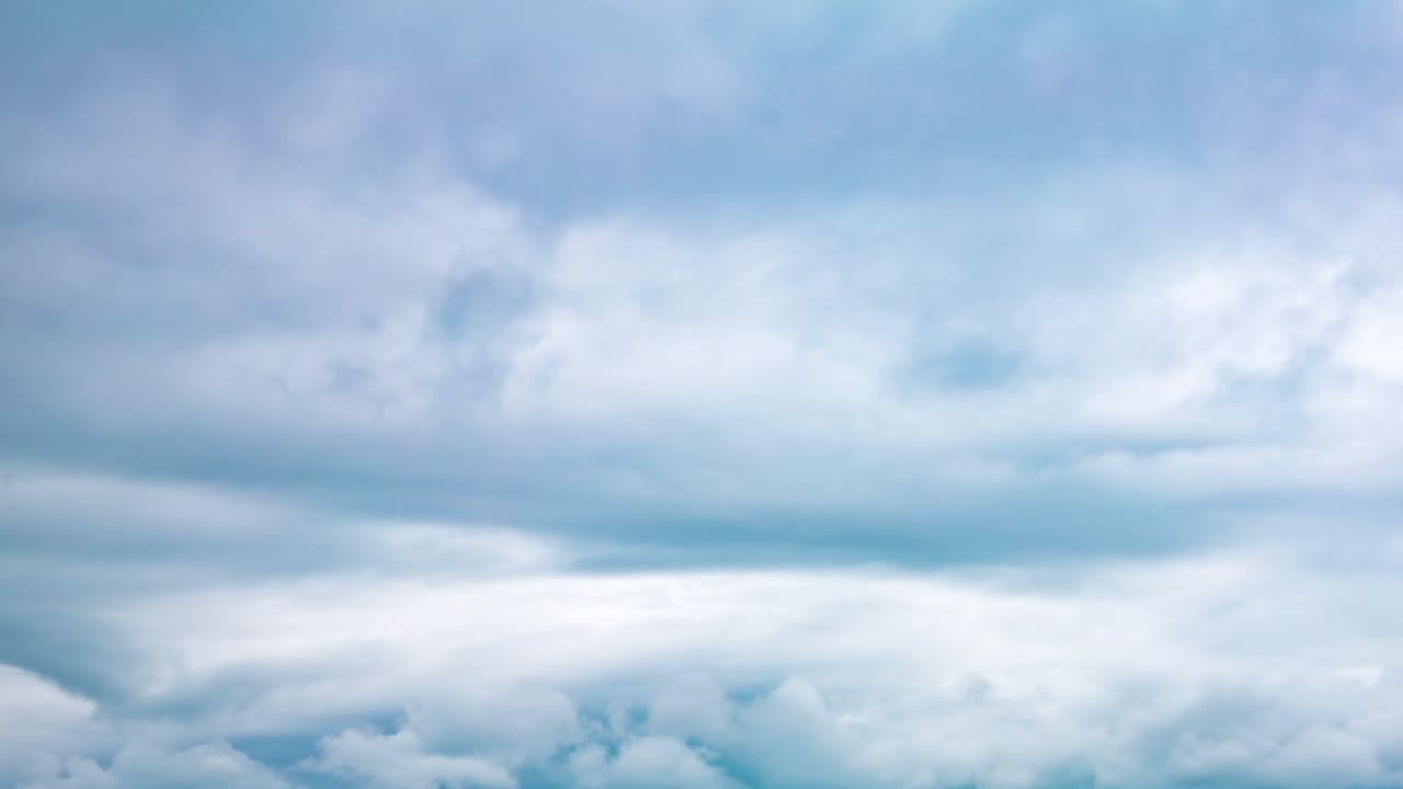 Beautiful clouds in motion timelapse