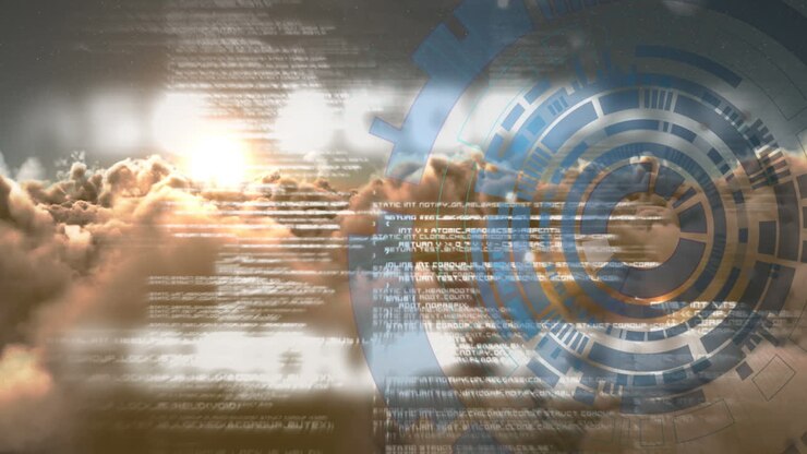 Animation af scopeskanning og databehandling over skyer